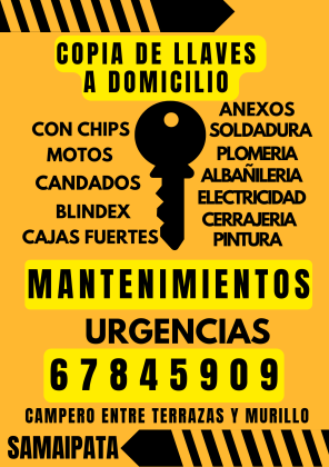 Copia de llaves a domicilio